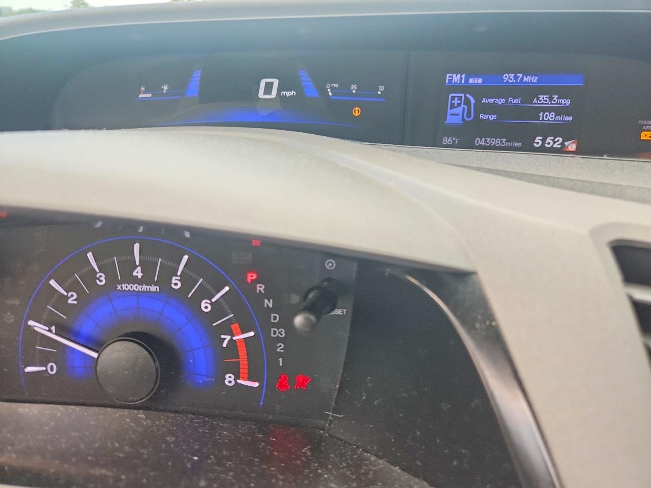 2012 HONDA CIVIC
