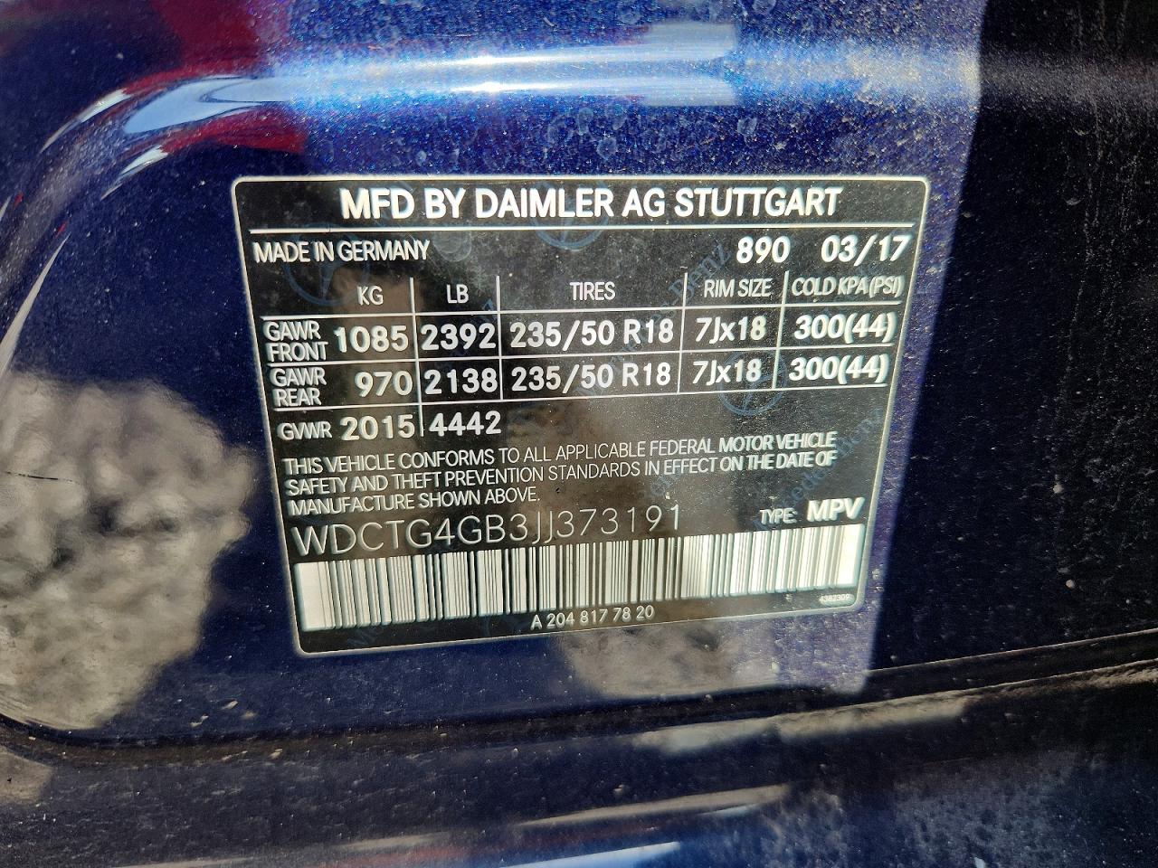 2018 MERCEDES-BENZ GLA-CLASS