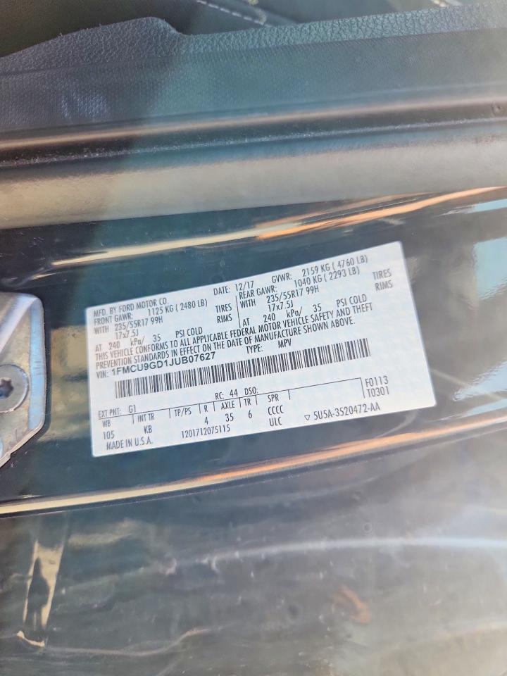 2018 FORD ESCAPE