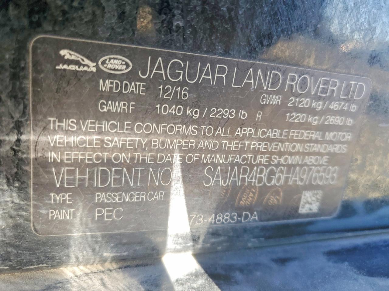 2017 JAGUAR XE