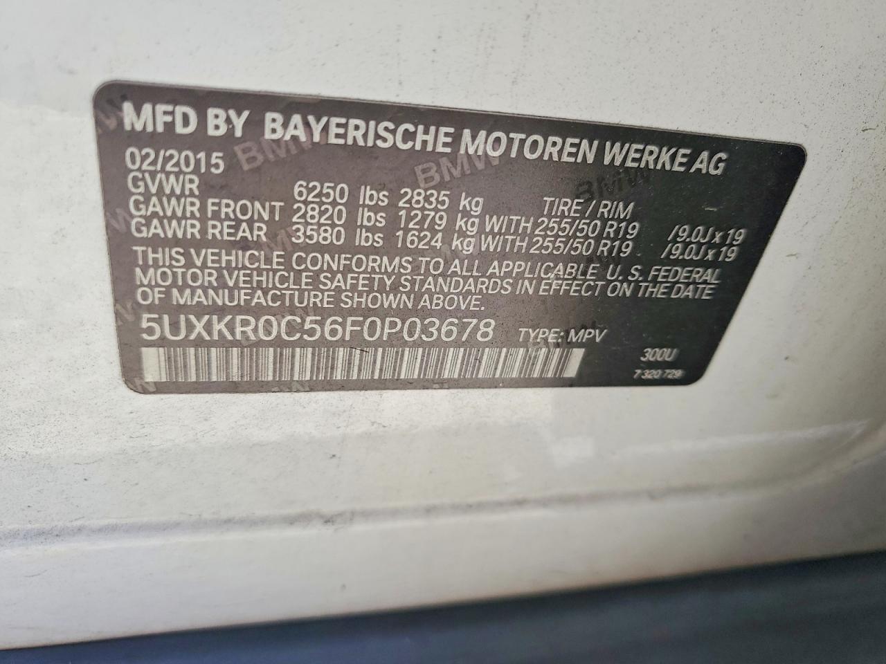 2015 BMW X5
