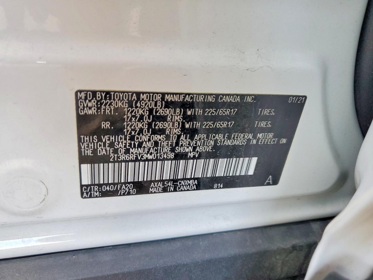 2021 TOYOTA RAV4