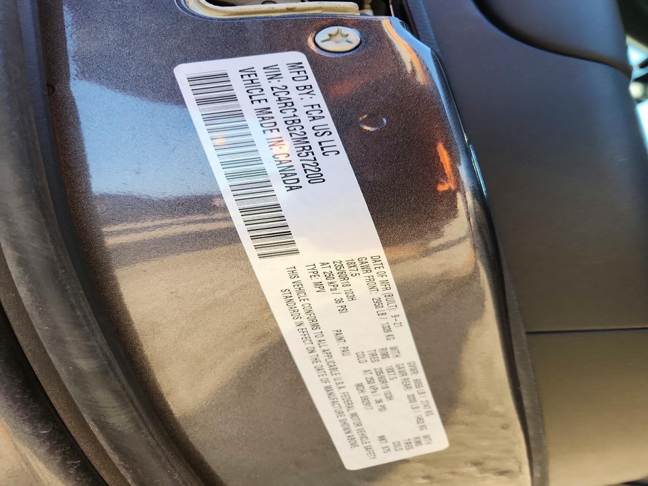 2021 CHRYSLER PACIFICA
