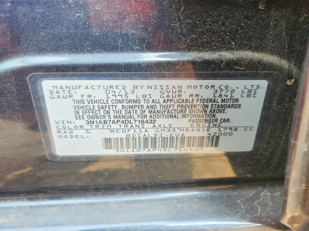 2013 NISSAN SENTRA