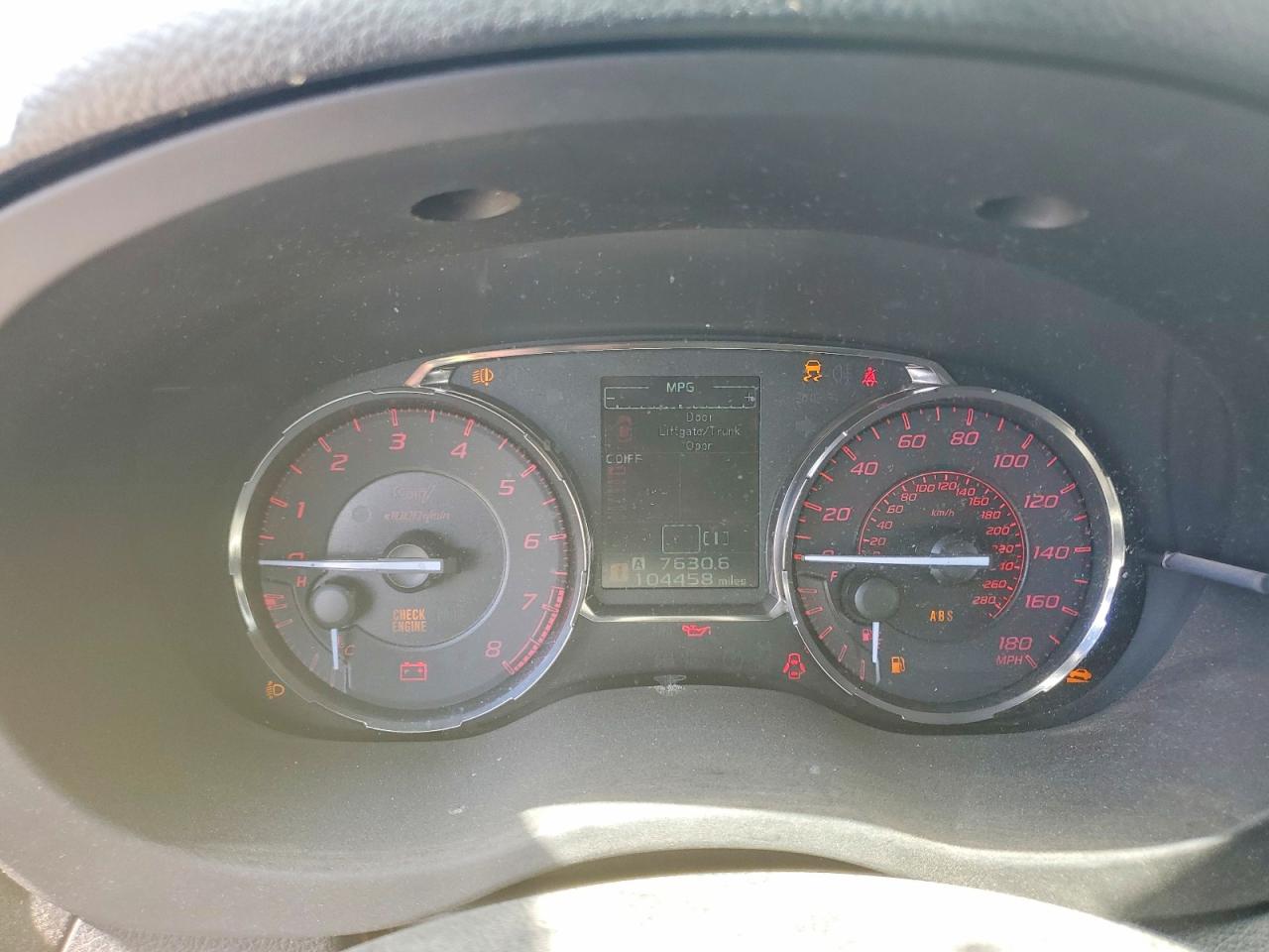 2016 SUBARU WRX