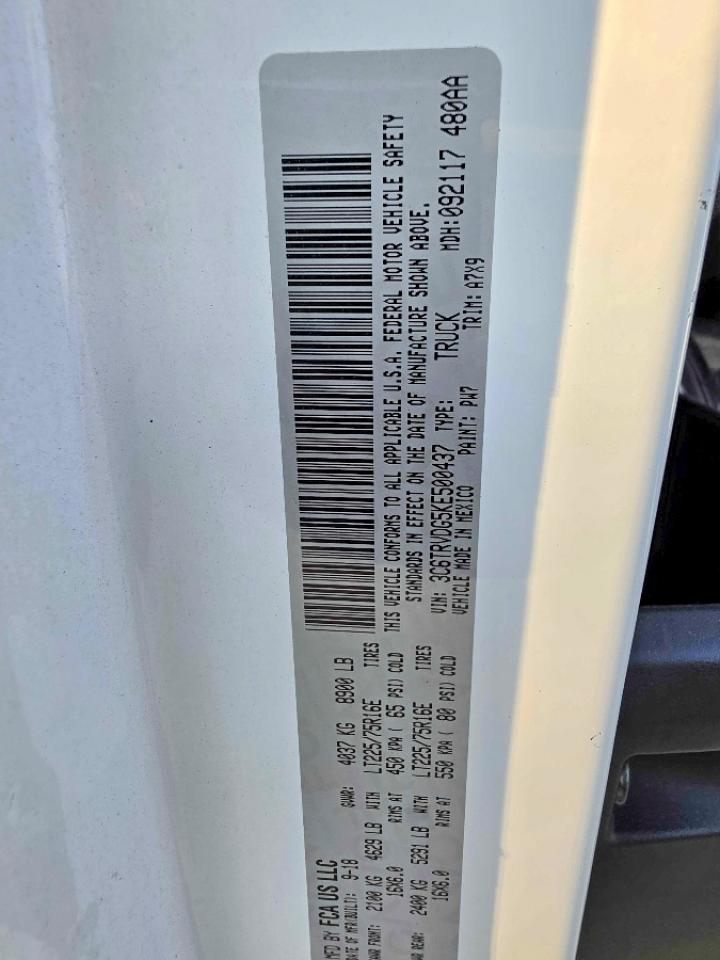 2019 RAM PROMASTER
