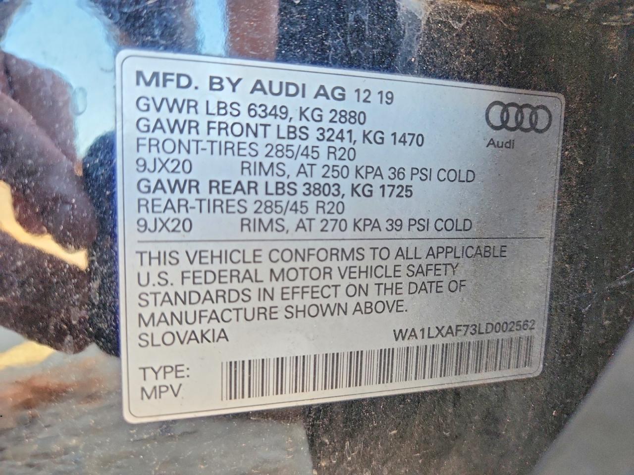 2020 AUDI Q7