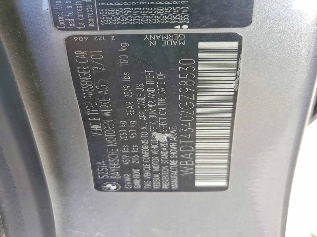 2002 BMW 5 SERIES