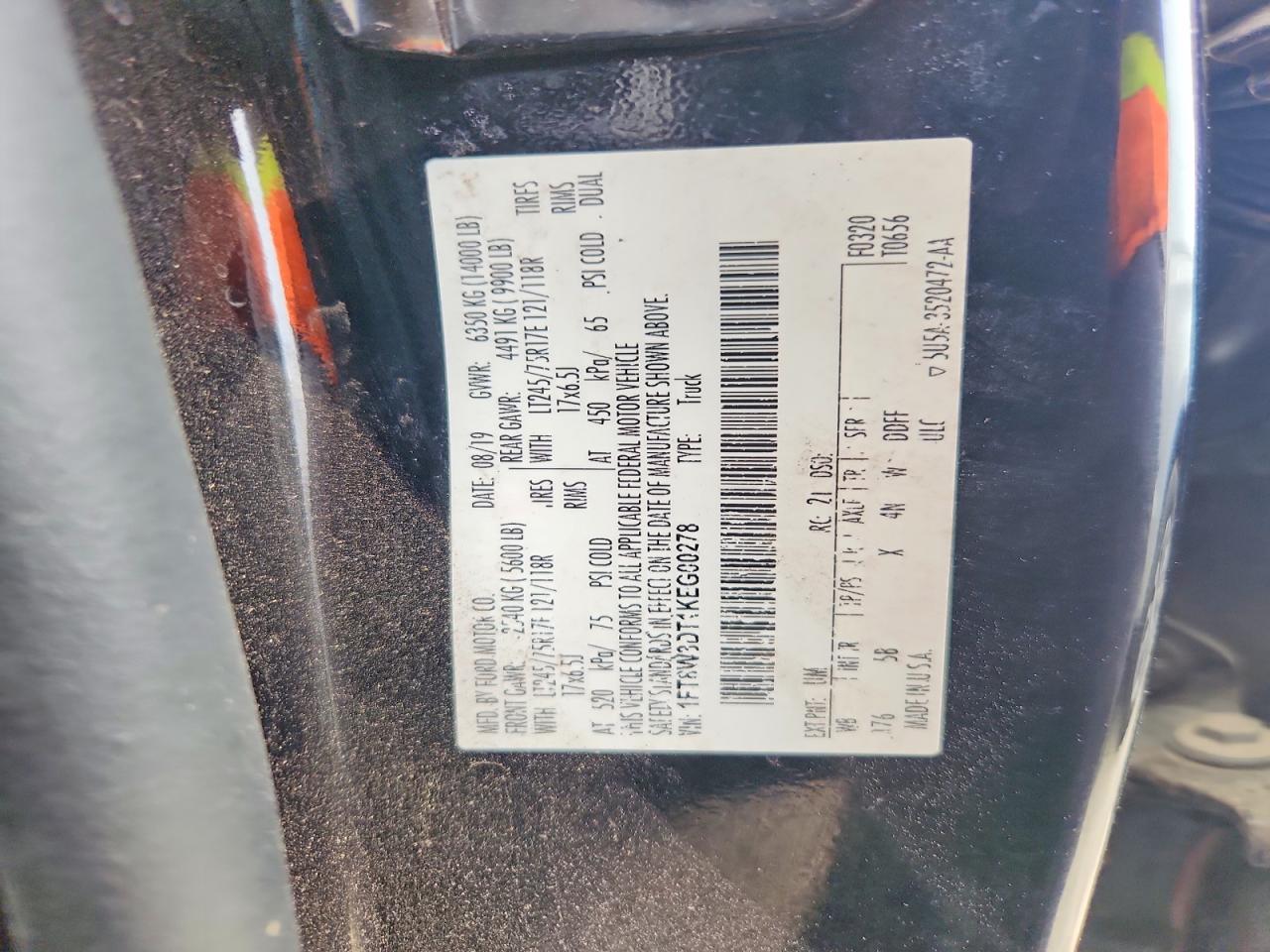 2019 FORD F350