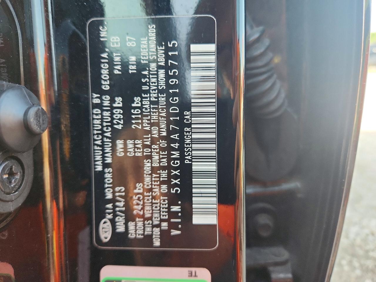 2013 KIA OPTIMA
