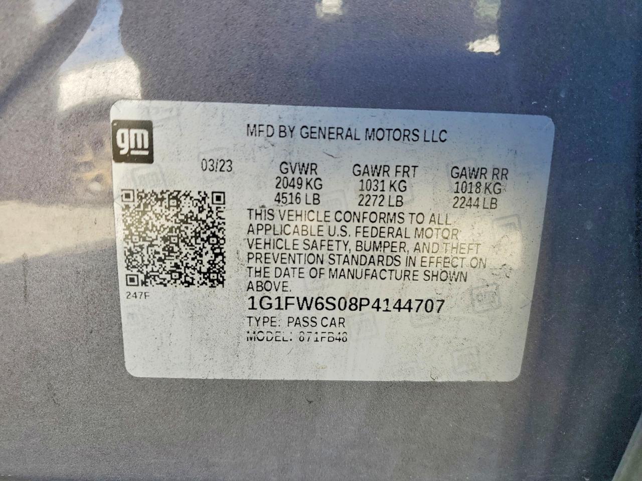 2023 CHEVROLET BOLT