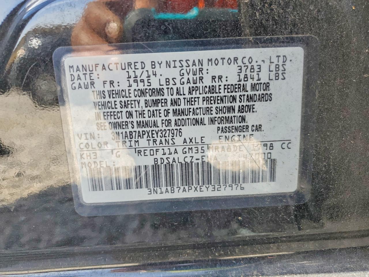 2014 NISSAN SENTRA
