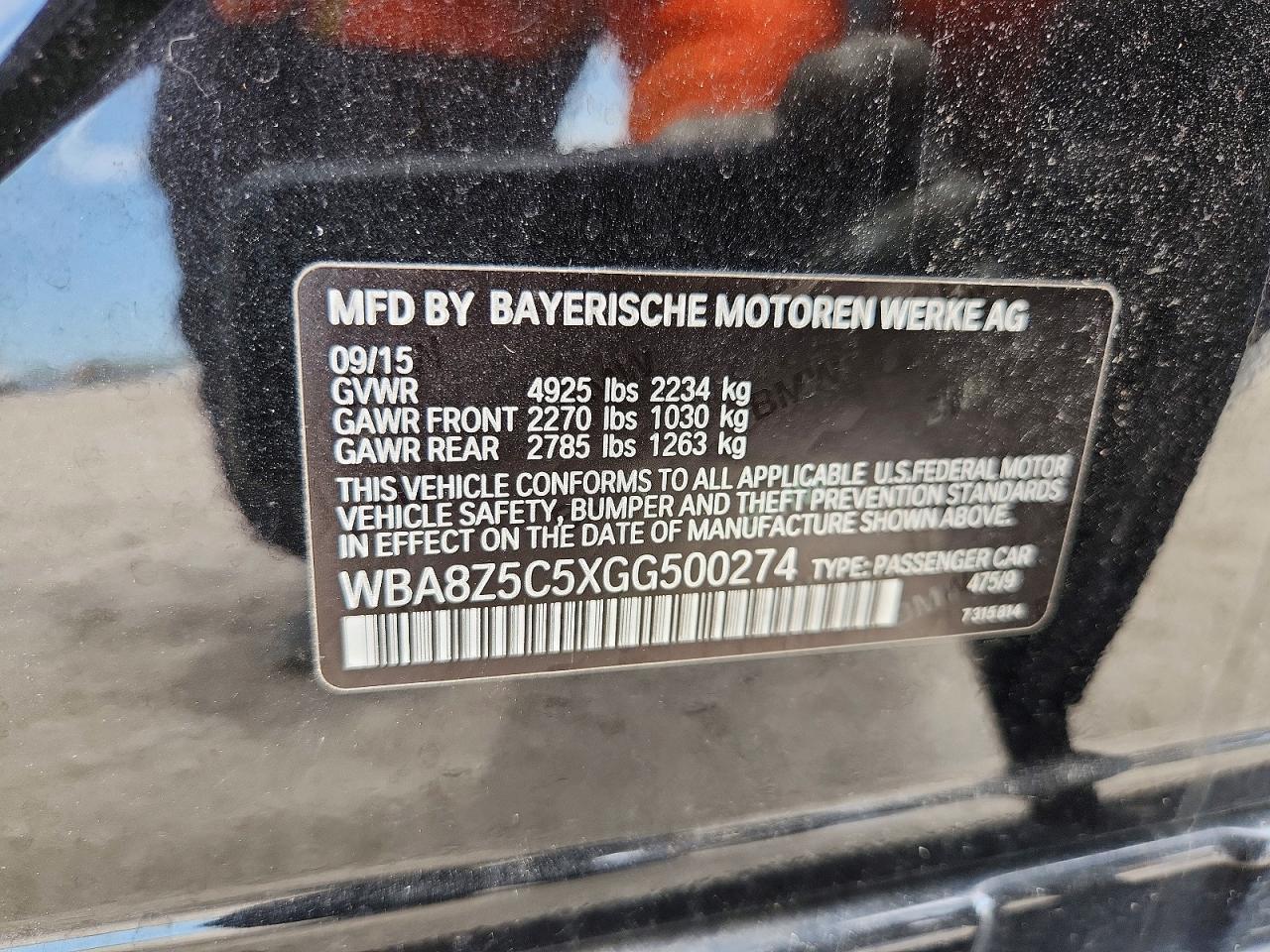2016 BMW 3 SERIES