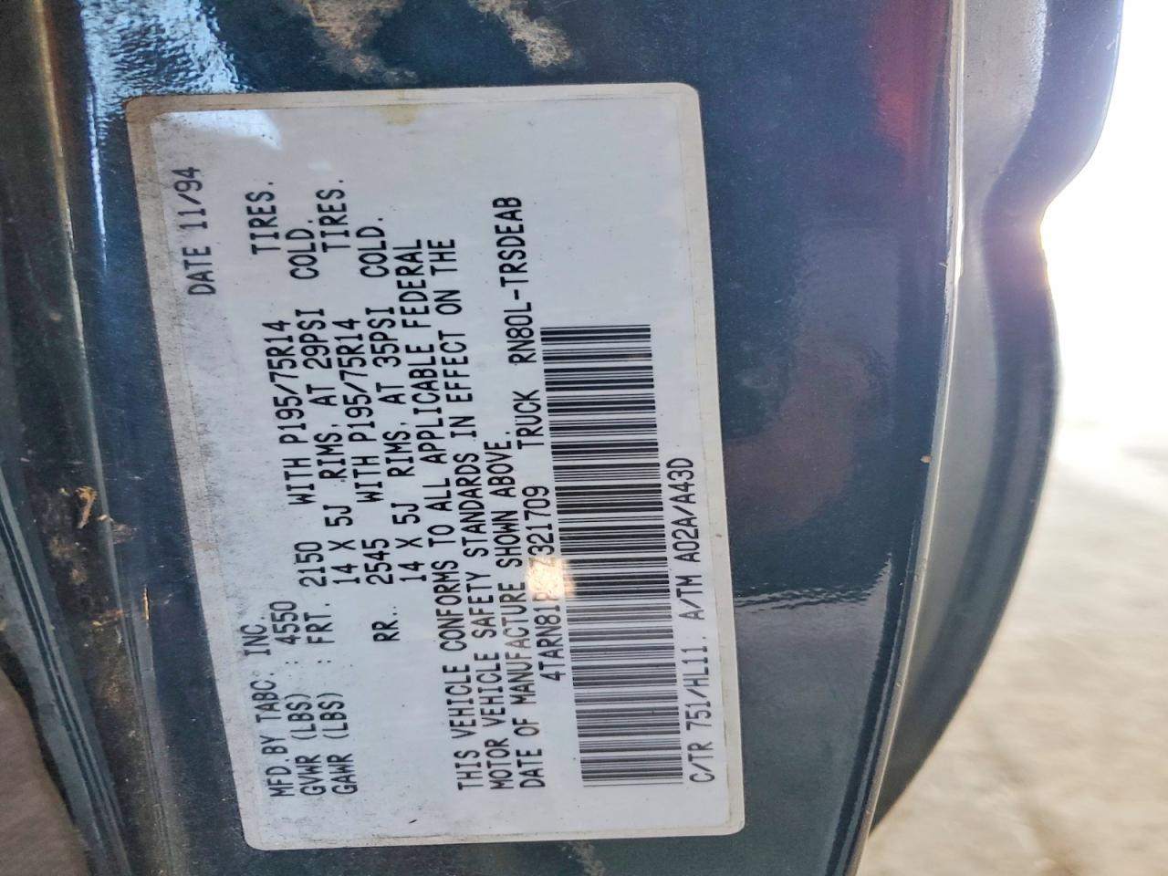 1995 TOYOTA ALL OTHER