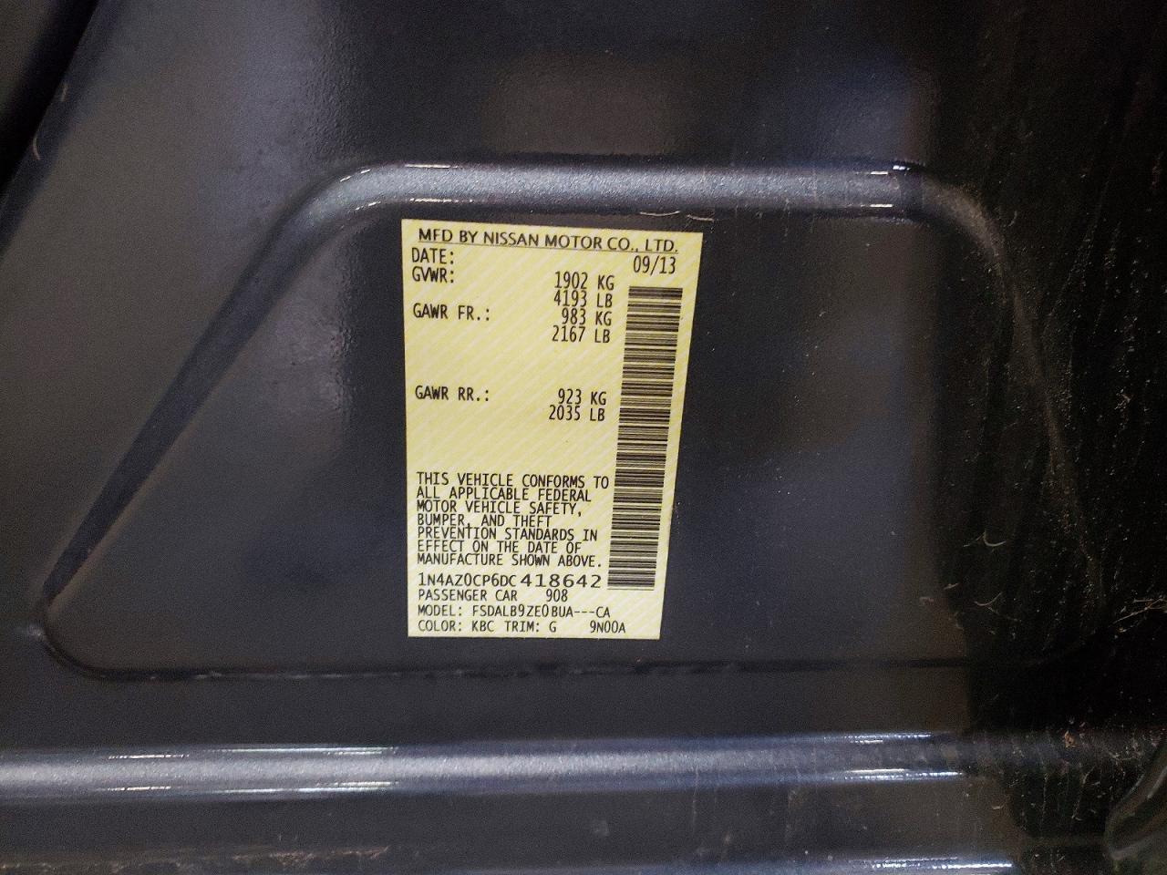 2013 NISSAN LEAF