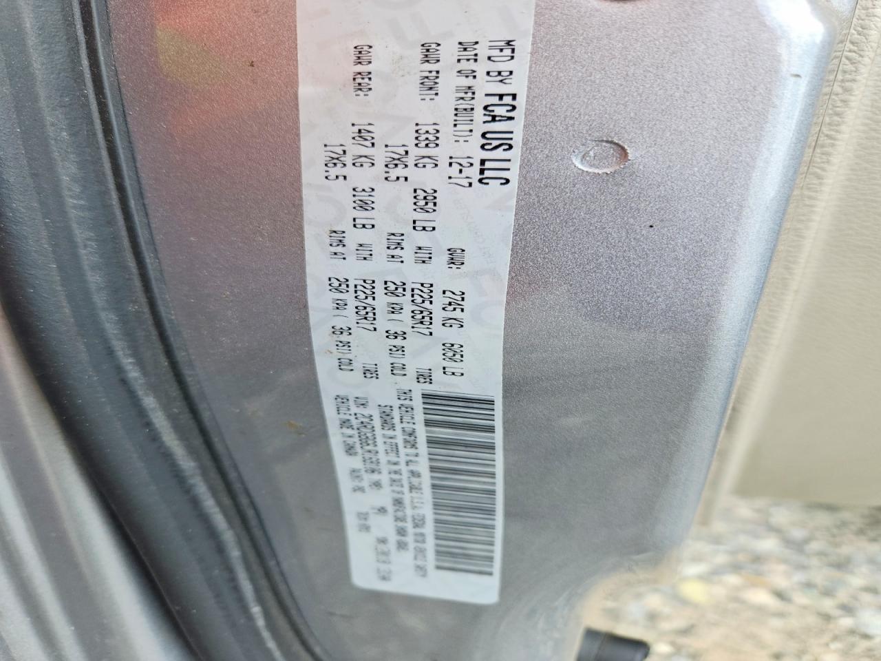 2018 DODGE CARAVAN