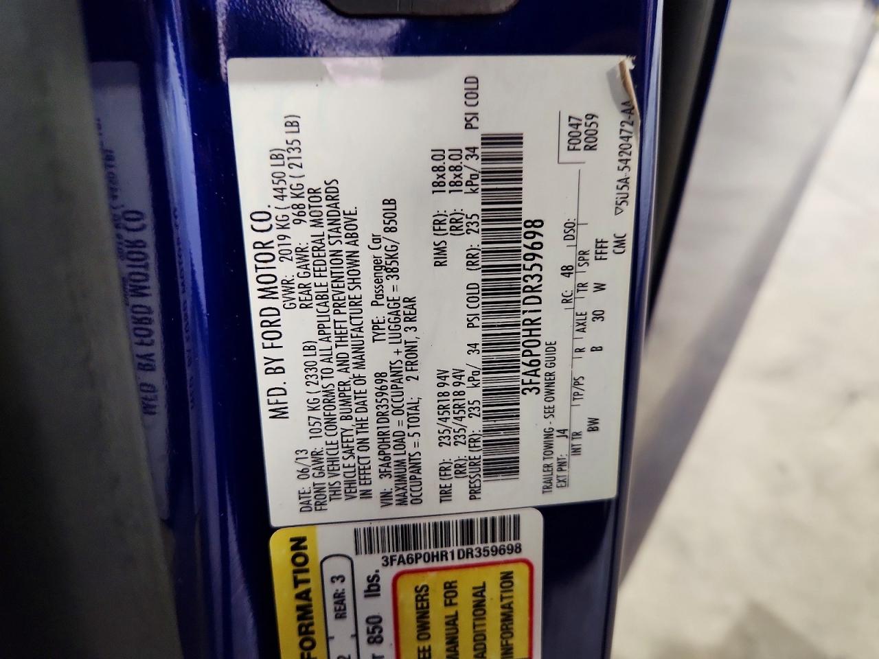 2013 FORD FUSION