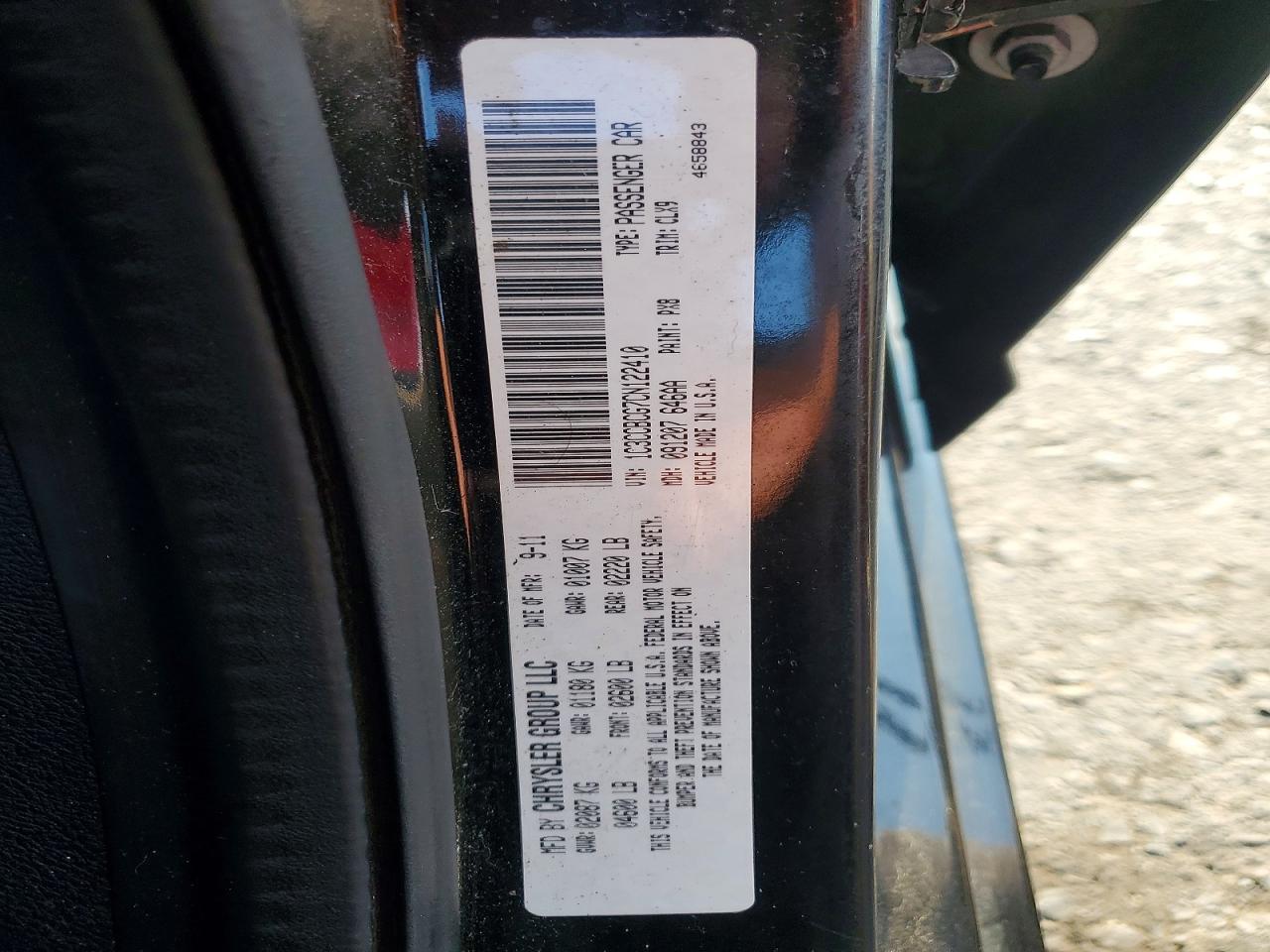 2012 CHRYSLER 200