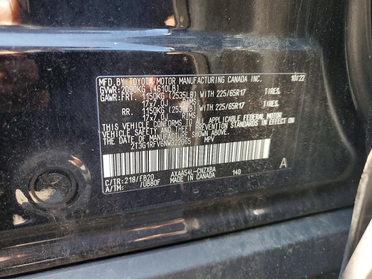 2022 TOYOTA RAV4