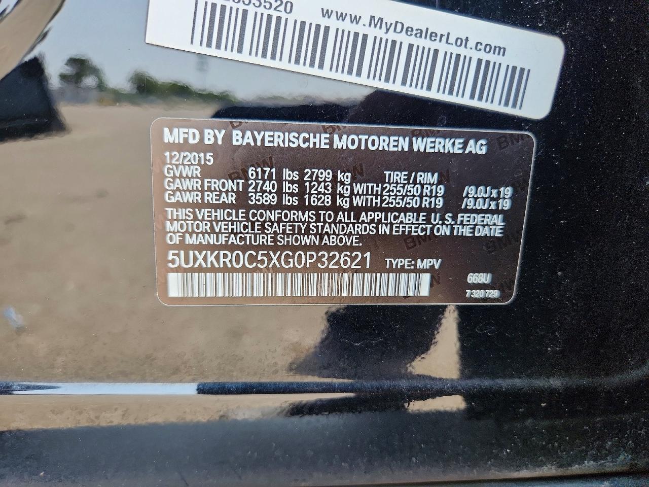 2016 BMW X5