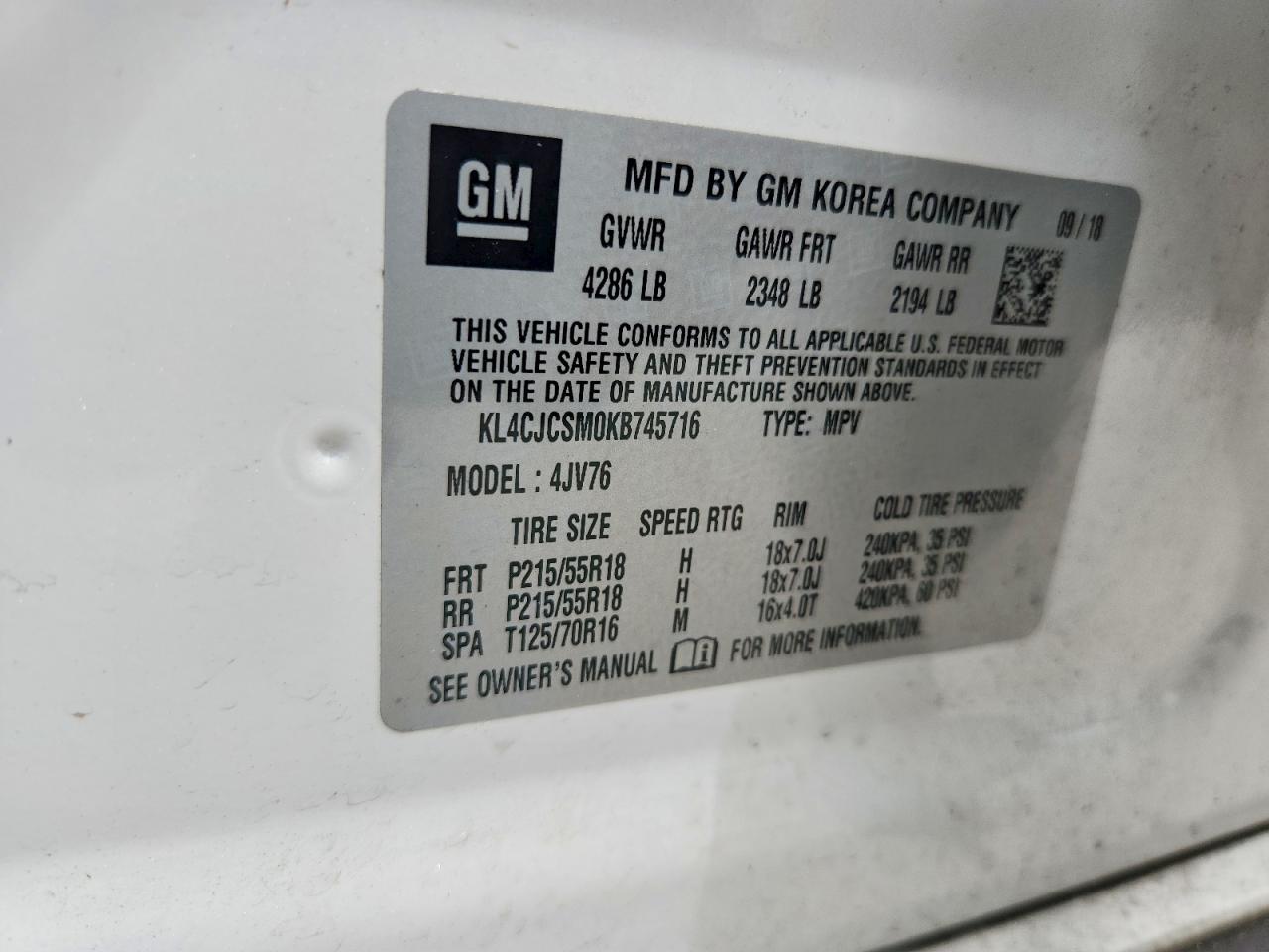 2019 BUICK ENCORE