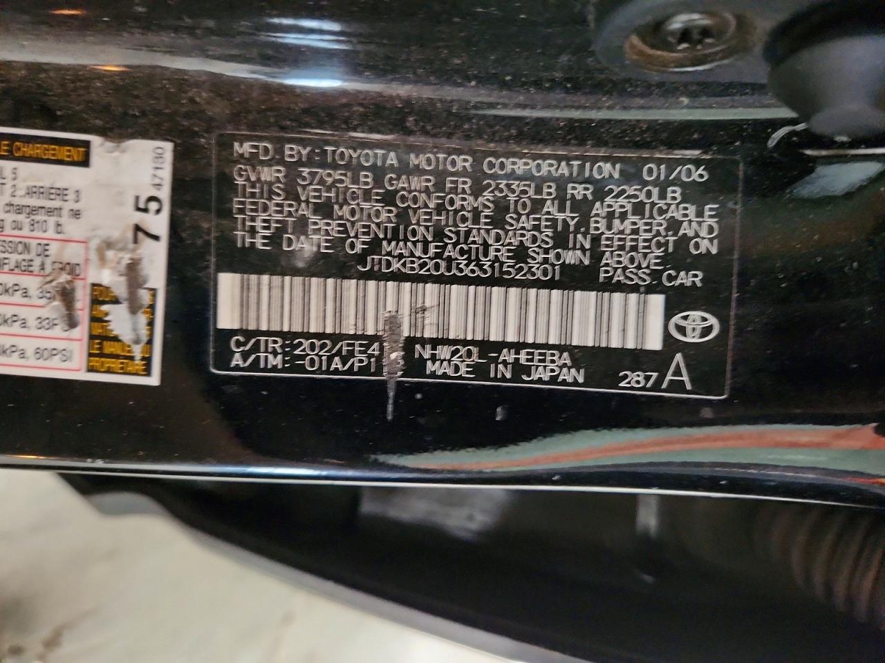 2006 TOYOTA PRIUS
