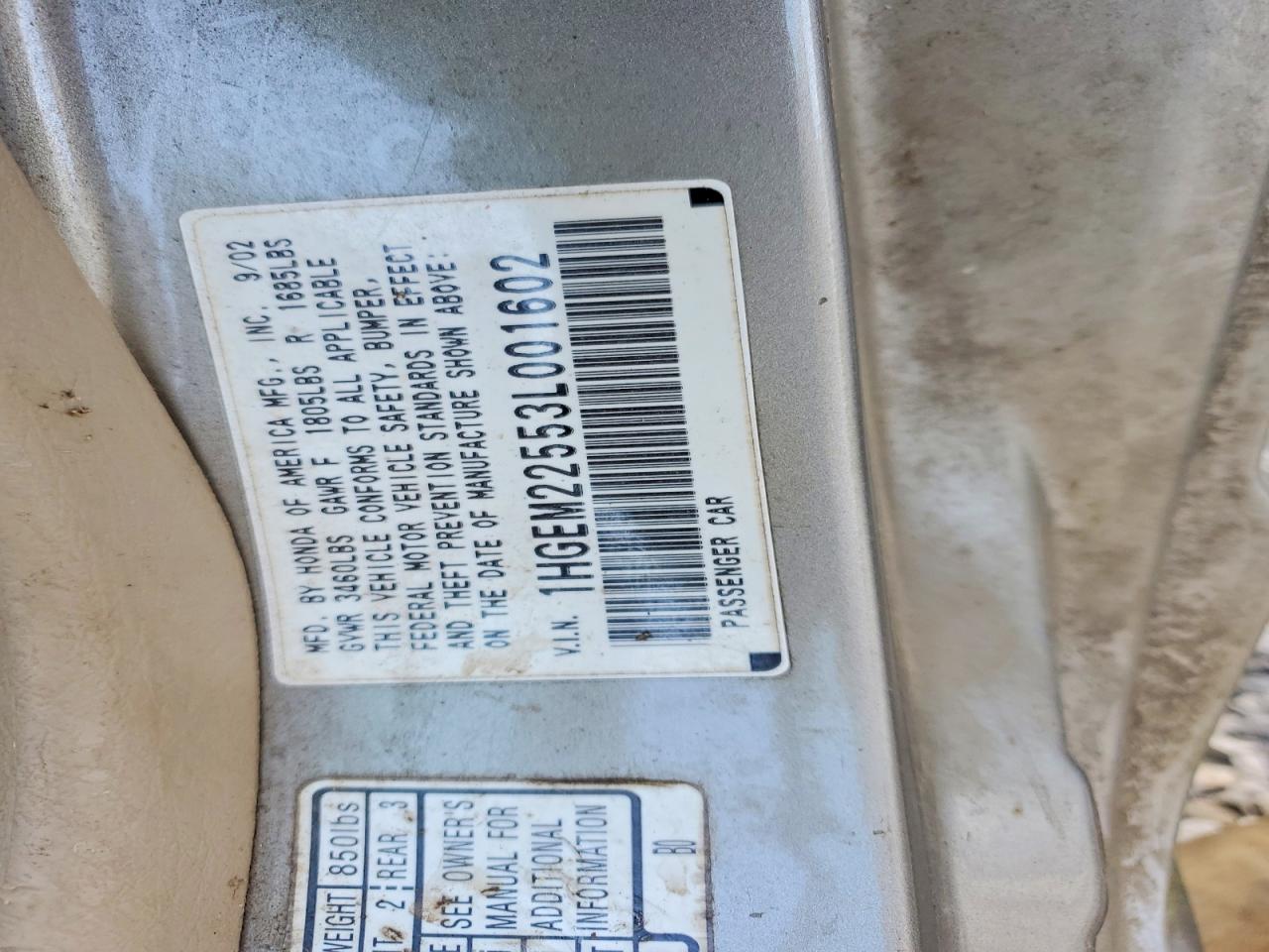 2003 HONDA CIVIC