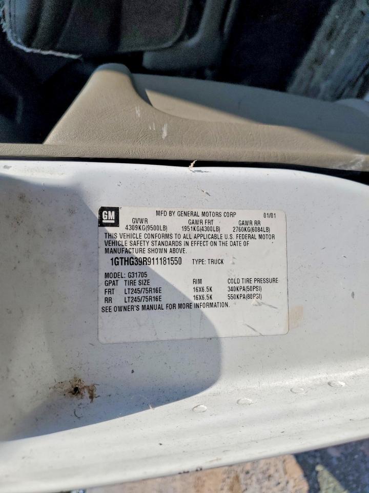 2001 GMC SAVANA