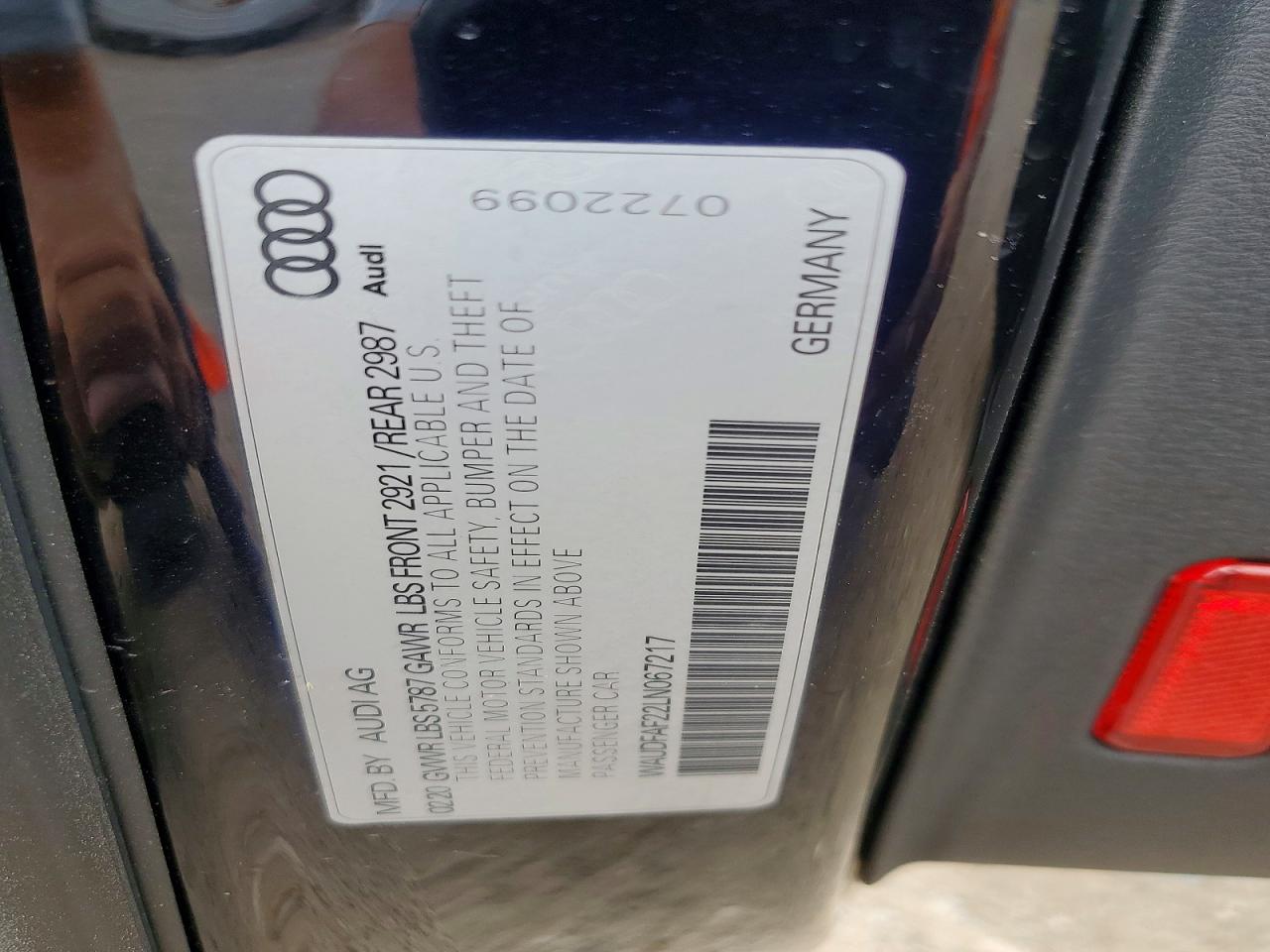 2020 AUDI S6/RS6