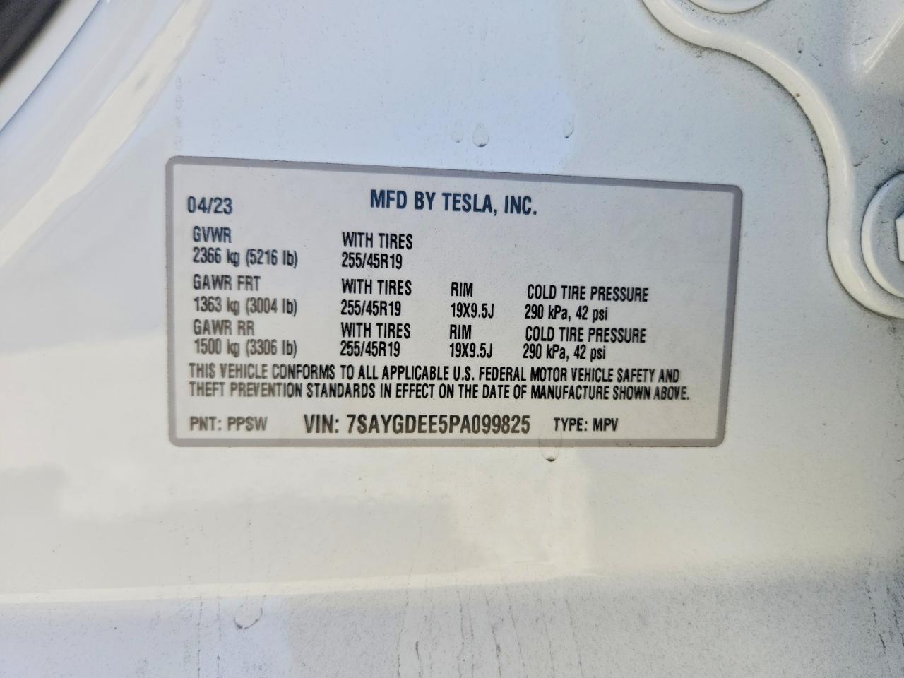 2023 TESLA MODEL Y