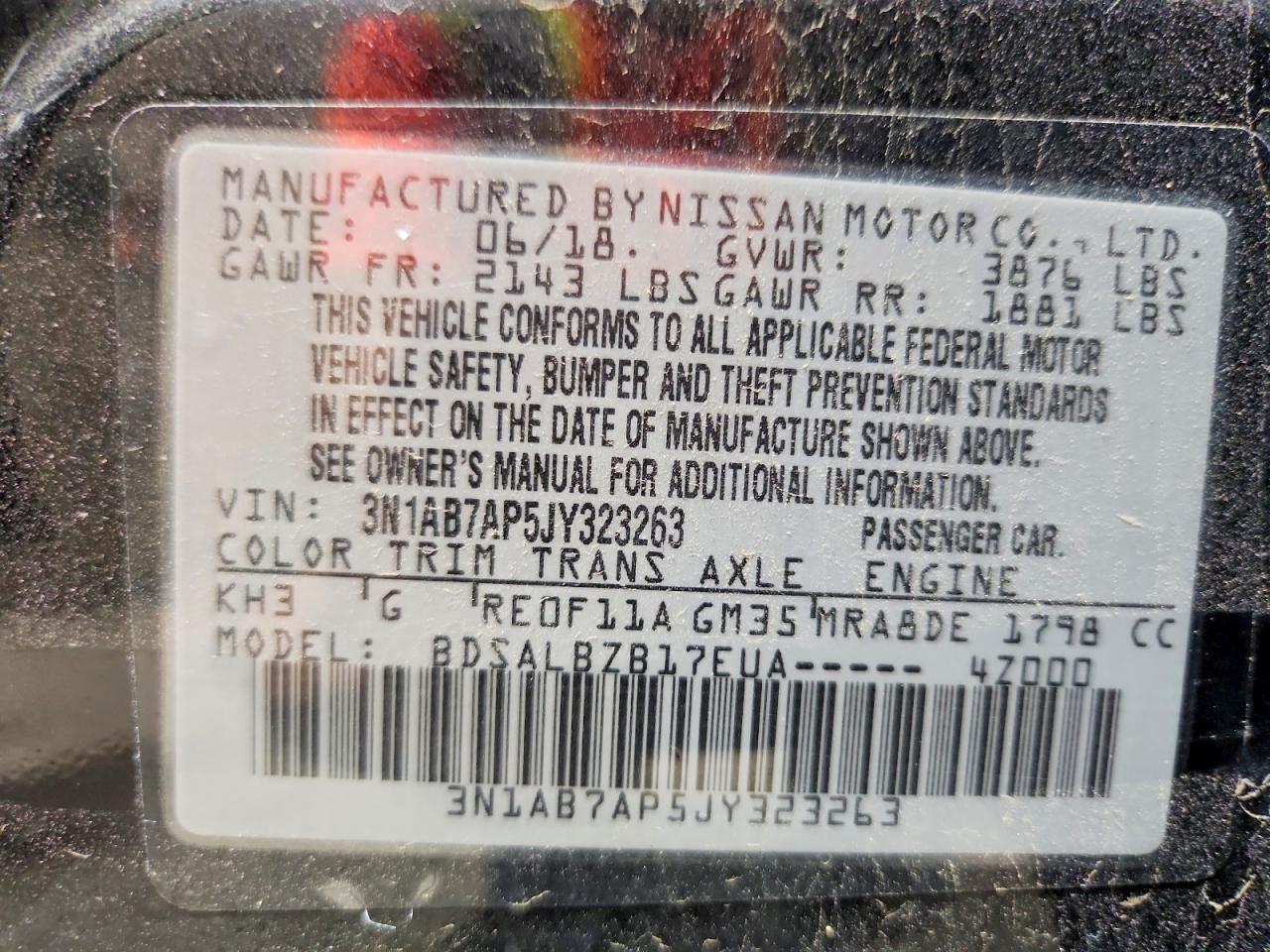 2018 NISSAN SENTRA