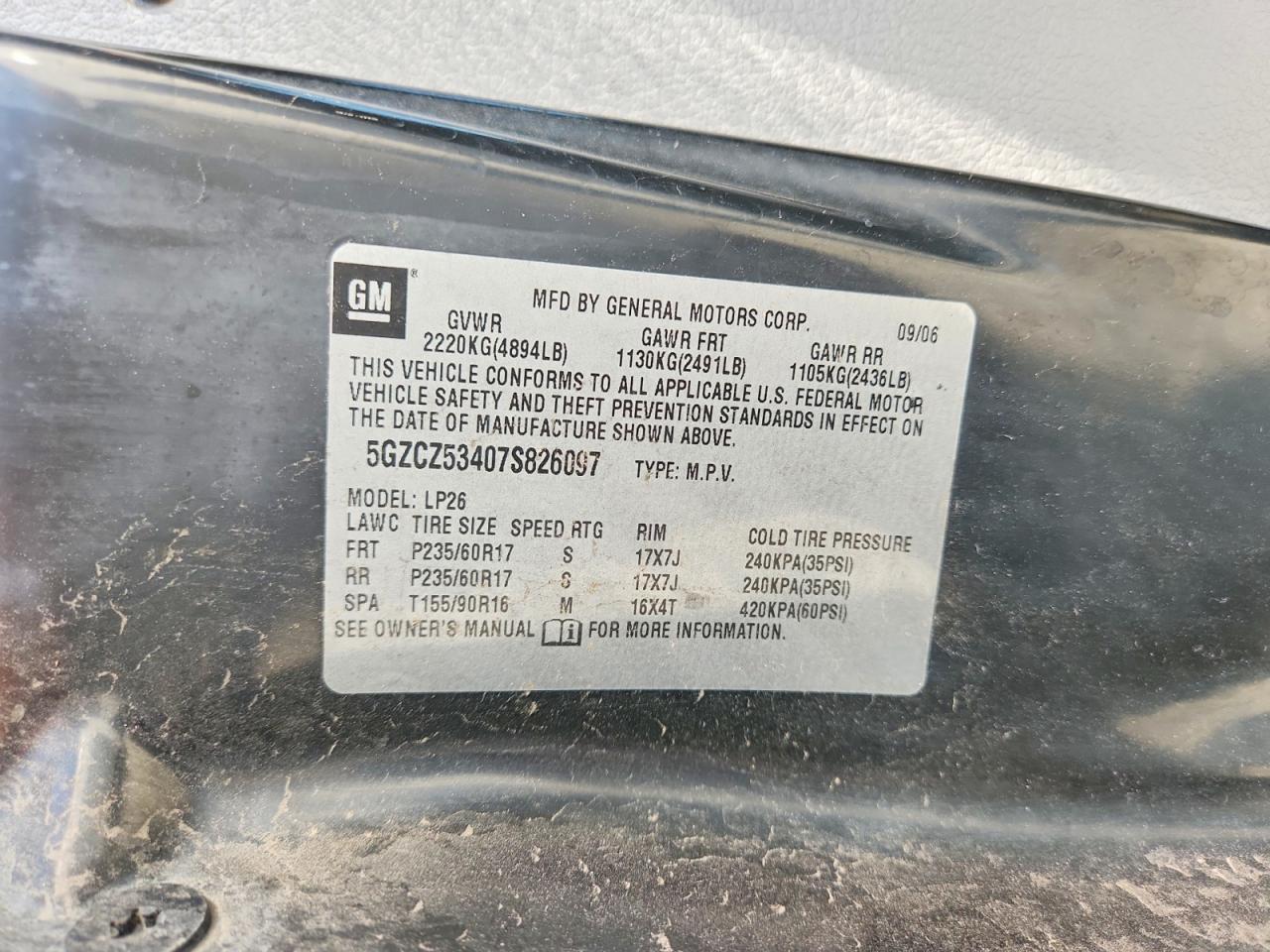 2007 SATURN VUE