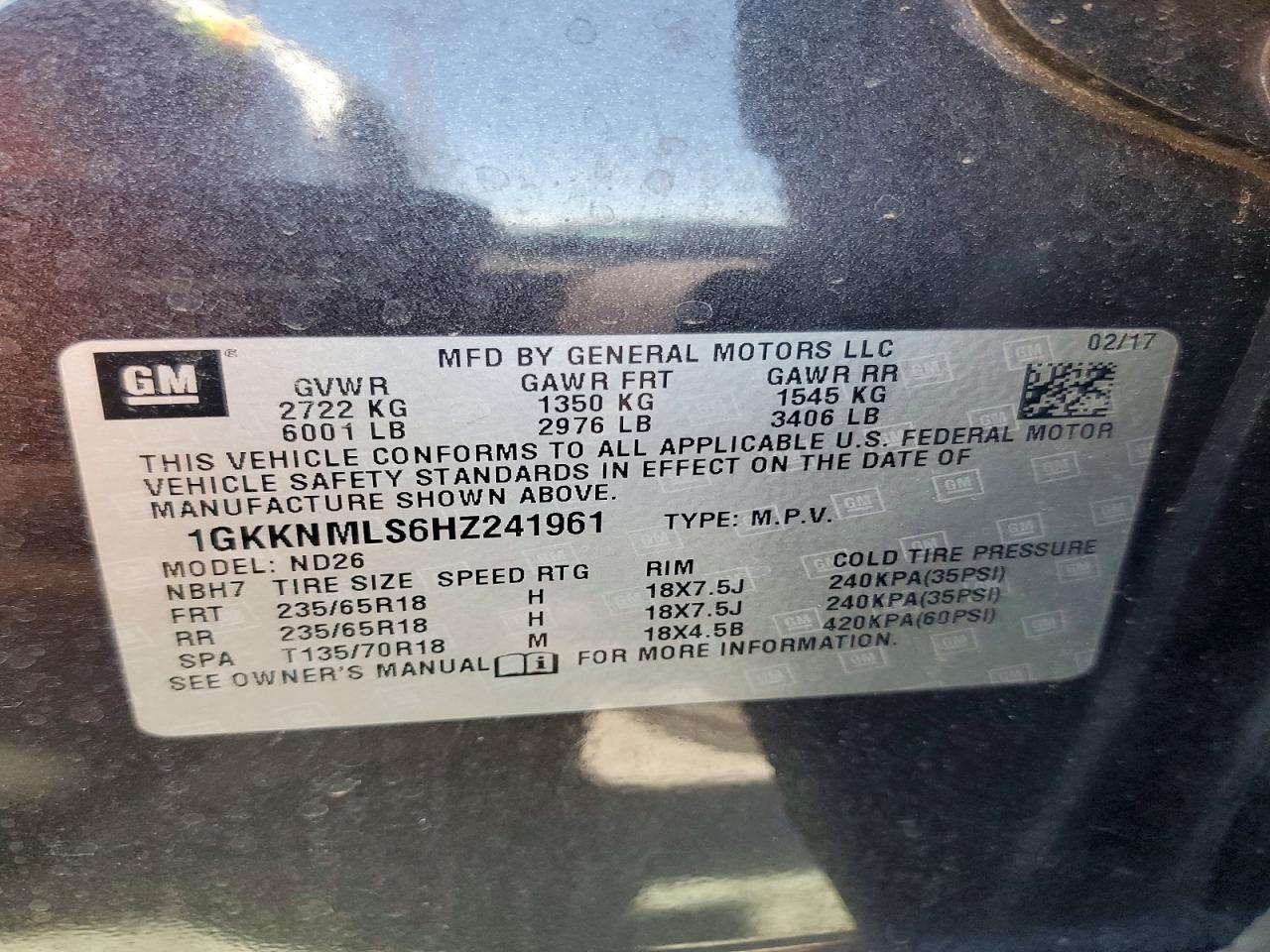 2017 GMC ACADIA