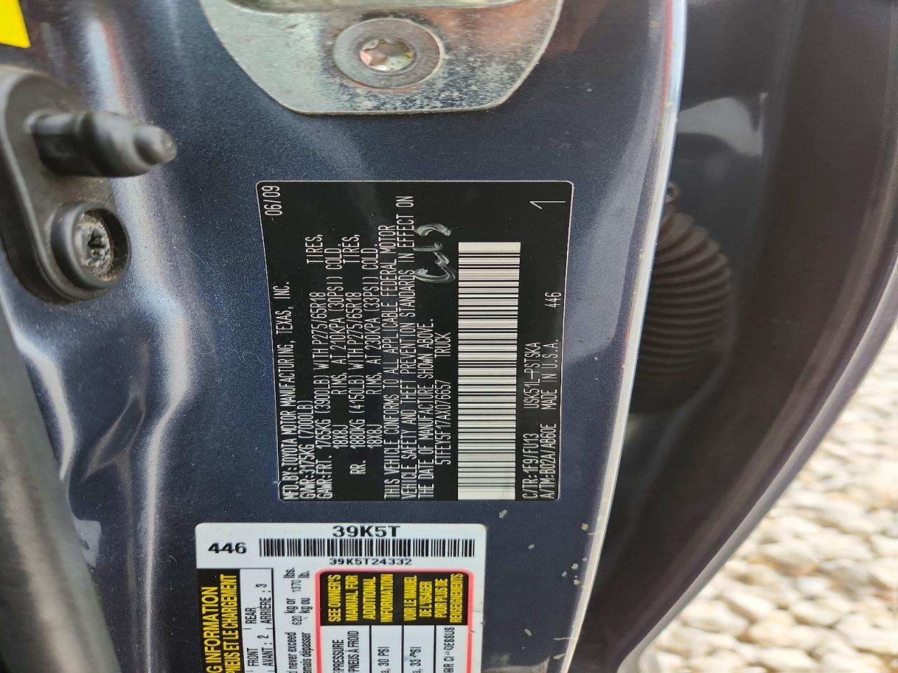 2010 TOYOTA TUNDRA