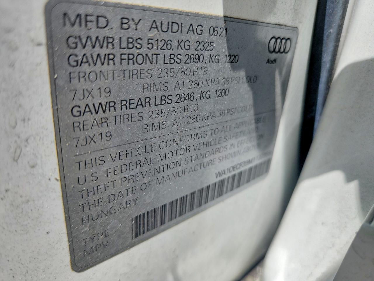 2021 AUDI Q3