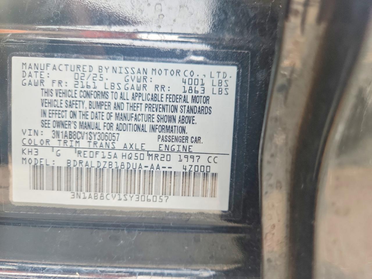 2025 NISSAN SENTRA