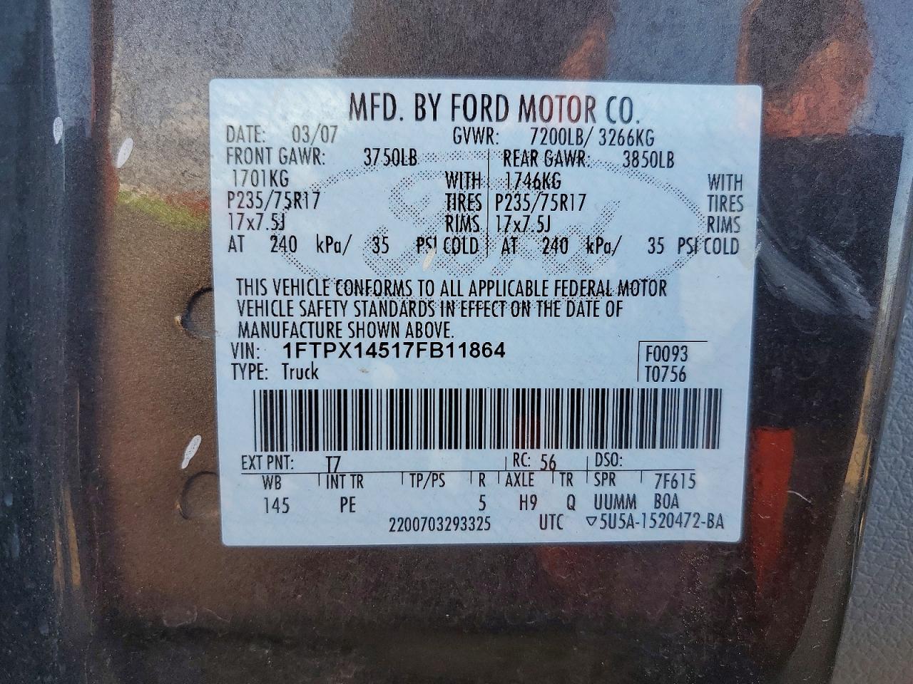 2007 FORD All Models