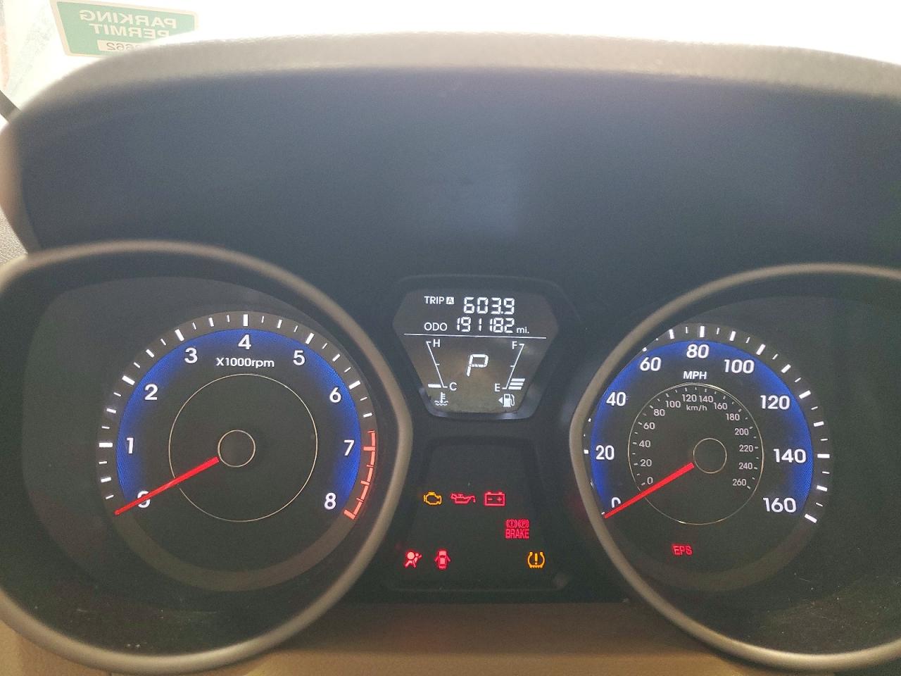 2012 HYUNDAI ELANTRA