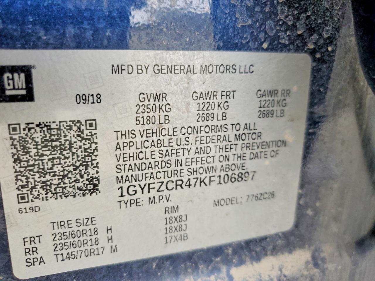 2019 CADILLAC XT4