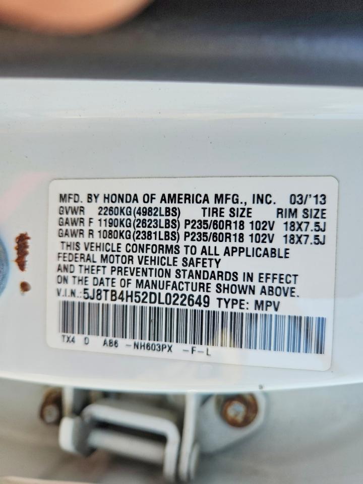2013 ACURA RDX