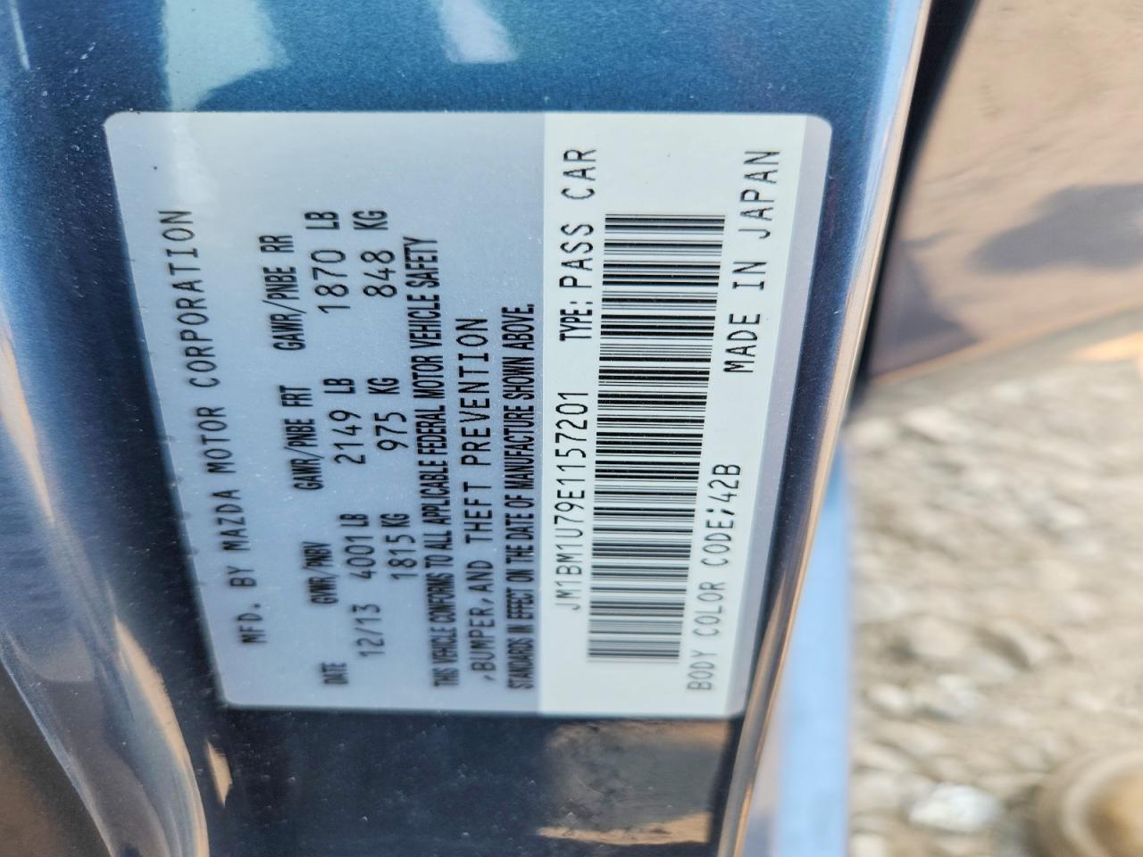 2014 MAZDA 3