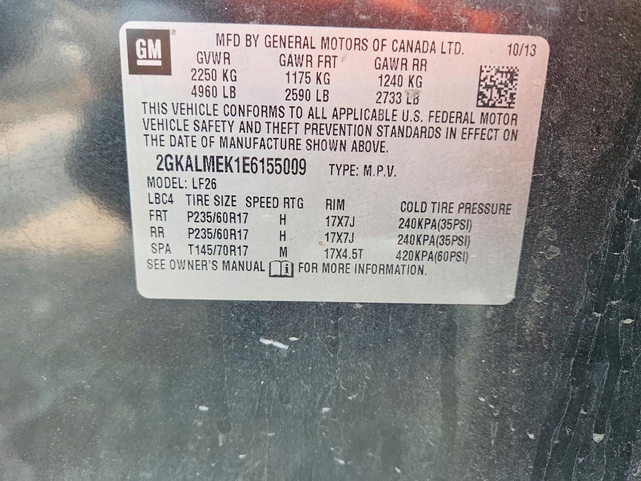 2014 GMC TERRAIN