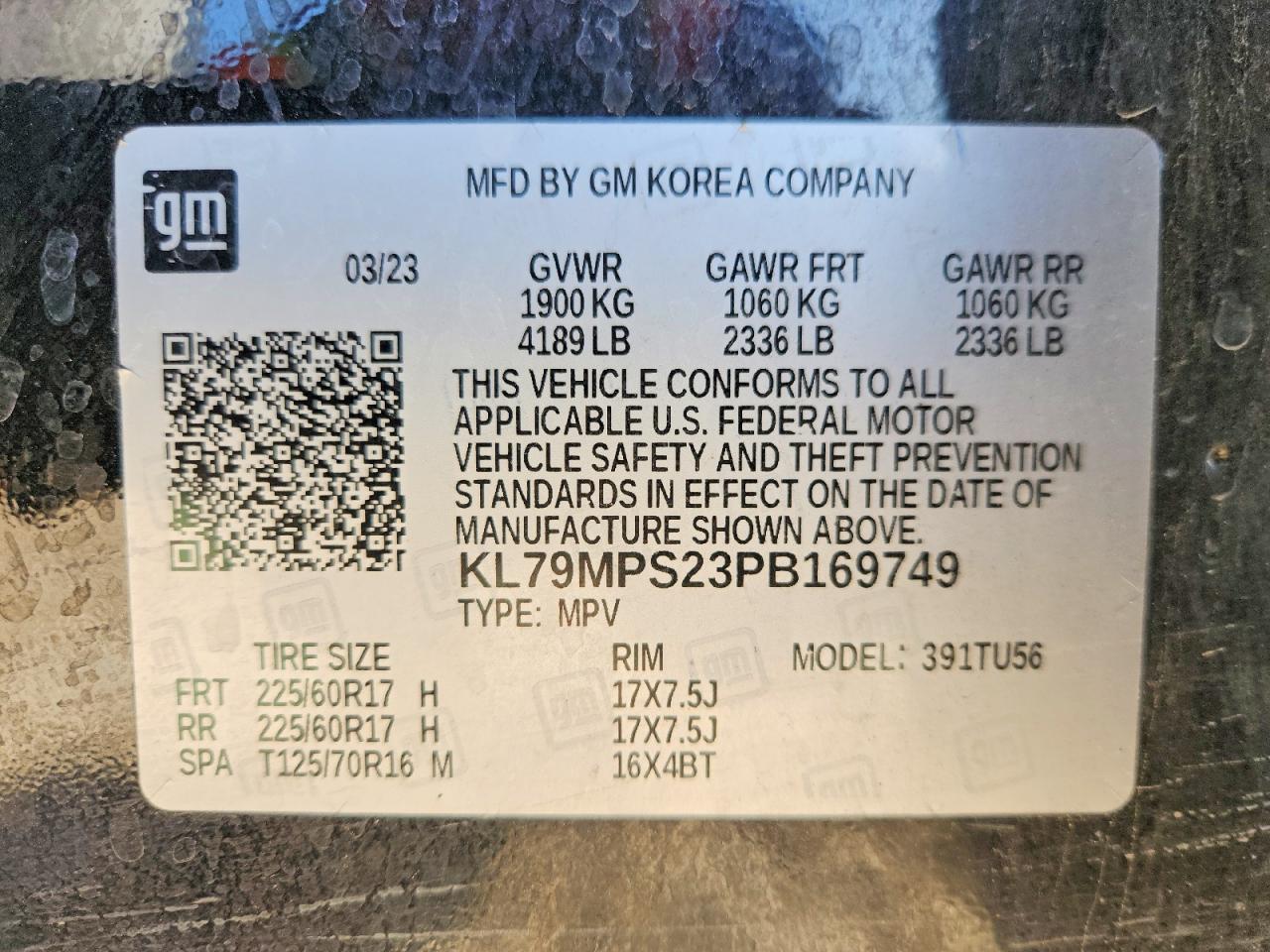 2023 CHEVROLET TRAILBLAZE