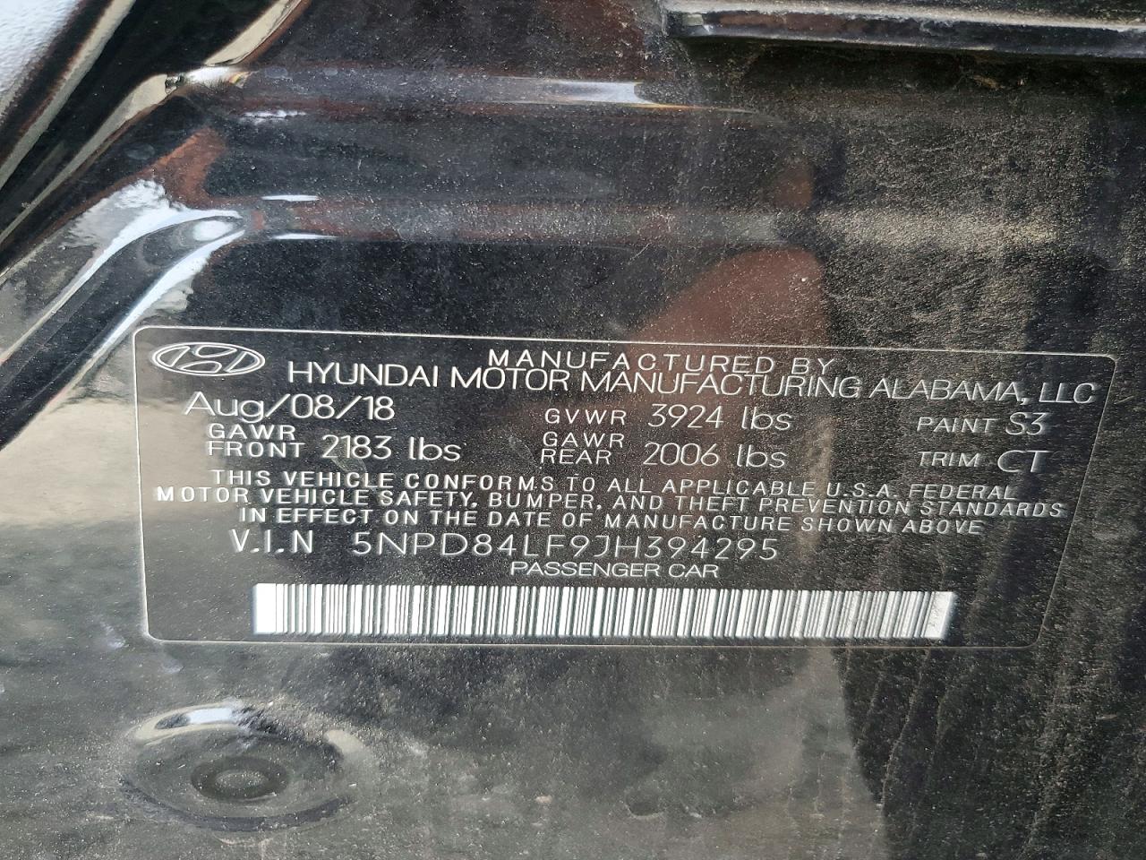 2018 HYUNDAI ELANTRA