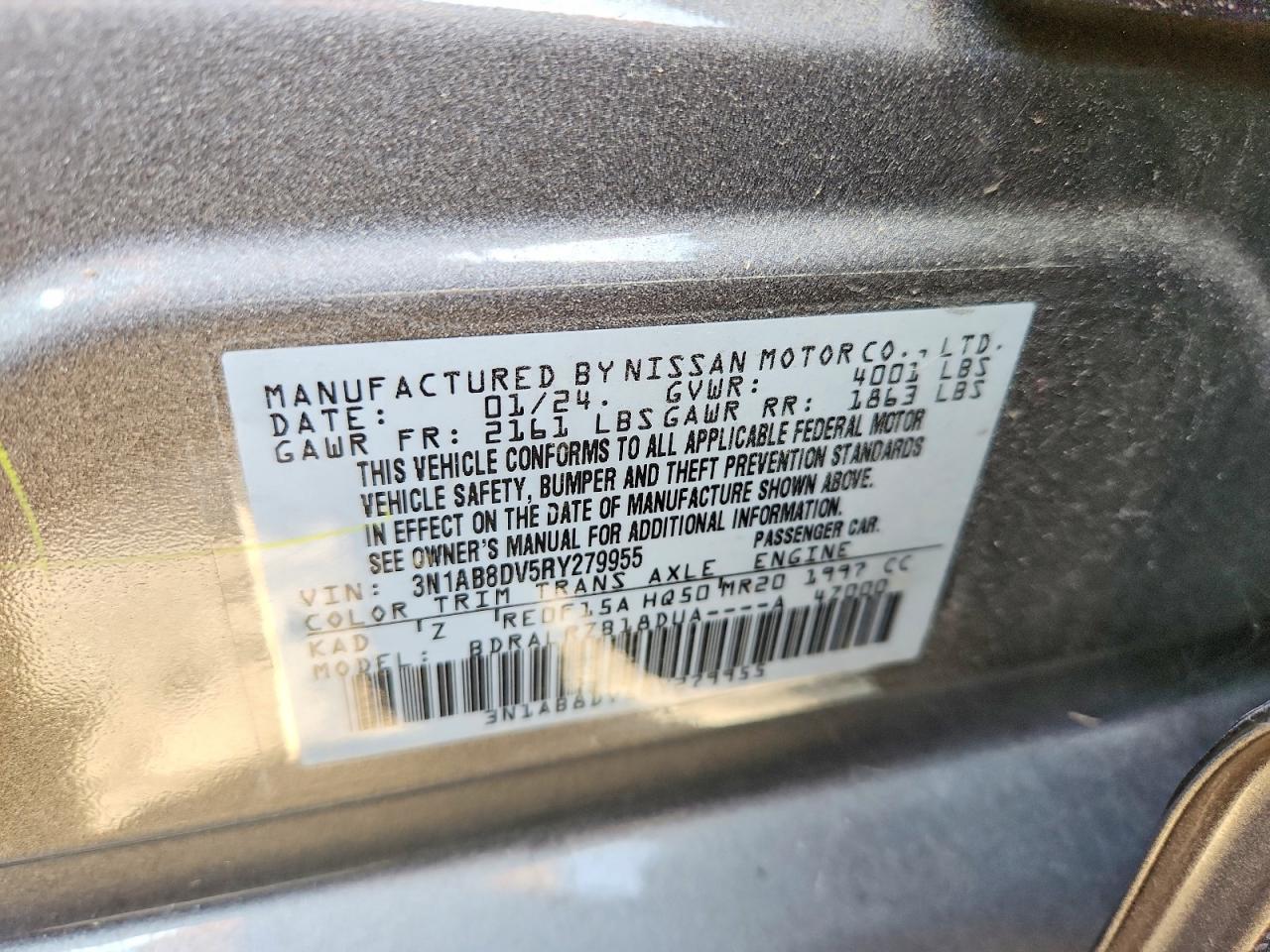 2024 NISSAN SENTRA