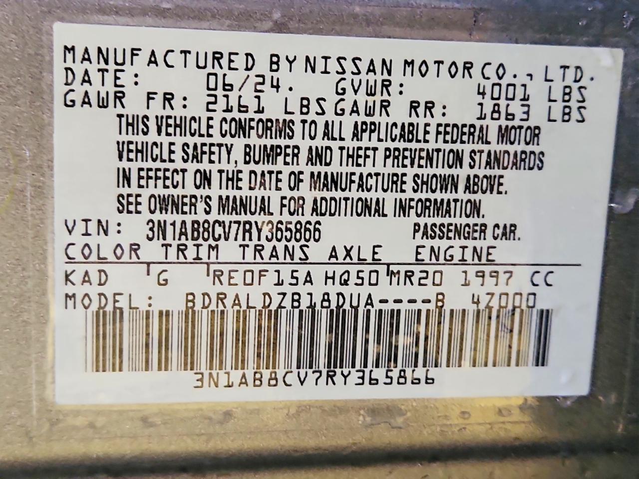 2024 NISSAN SENTRA