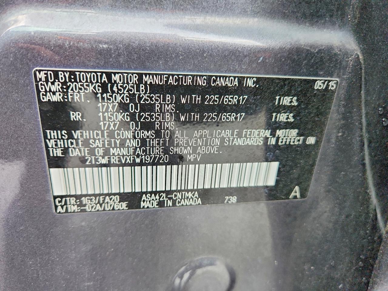 2015 TOYOTA RAV4