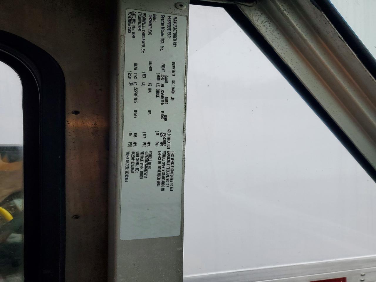 2004 FREIGHTLINER ALL OTHER