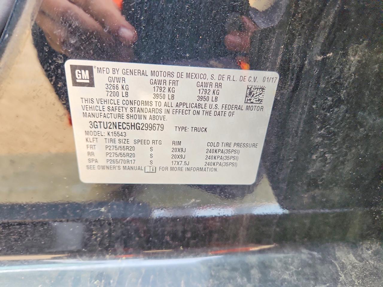 2017 GMC SIERRA