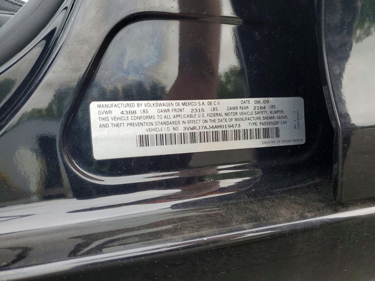2010 VOLKSWAGEN JETTA